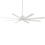 Minka-Aire Lighting Flat White 65'' Wide Outdoor Ceiling Fan