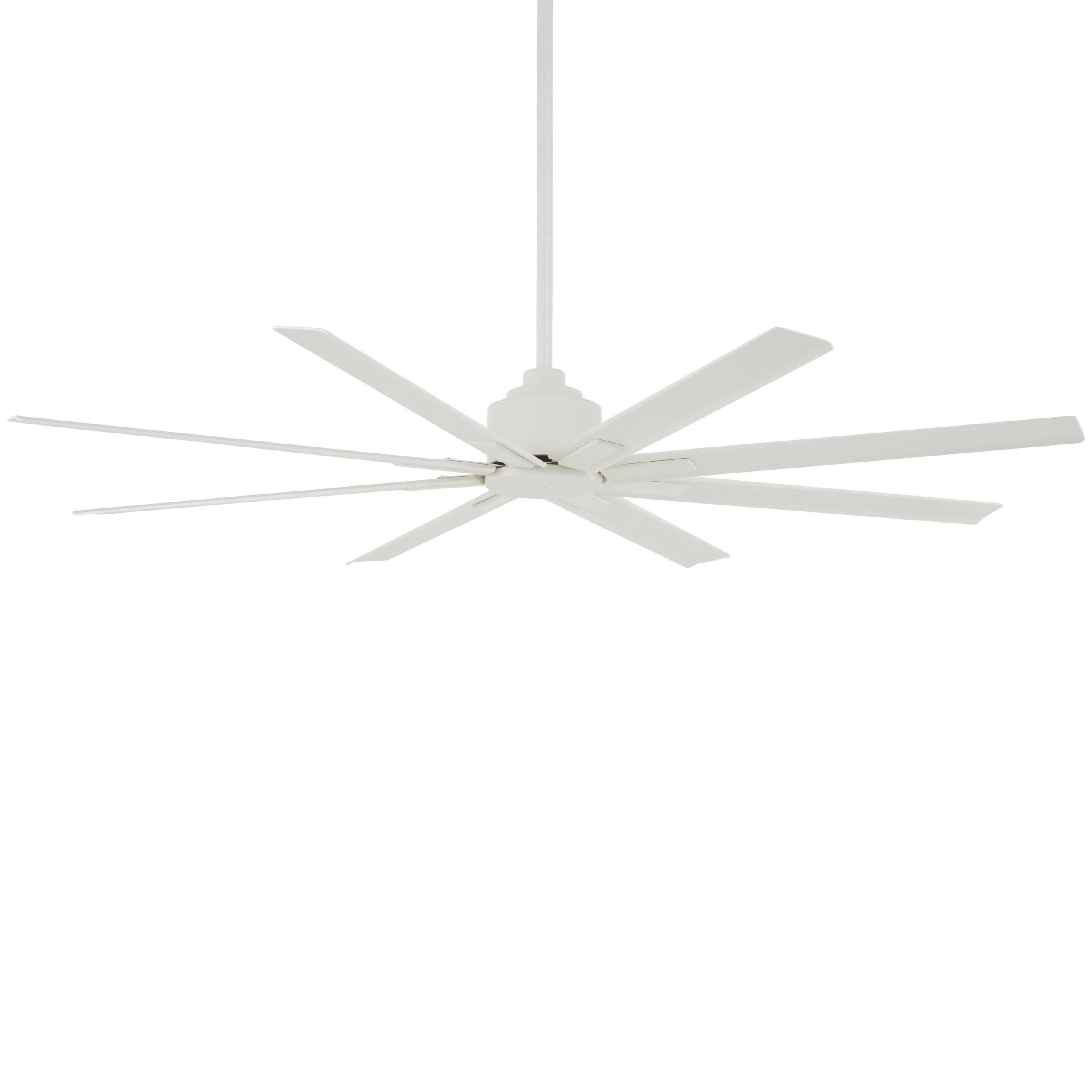 93aec6593244a93addb56f61d917791225ecefdeaf4cc3b756f7eece45910f1d.jpg Minka-Aire Lighting Flat White 65'' Wide Outdoor Ceiling Fan - Image 1