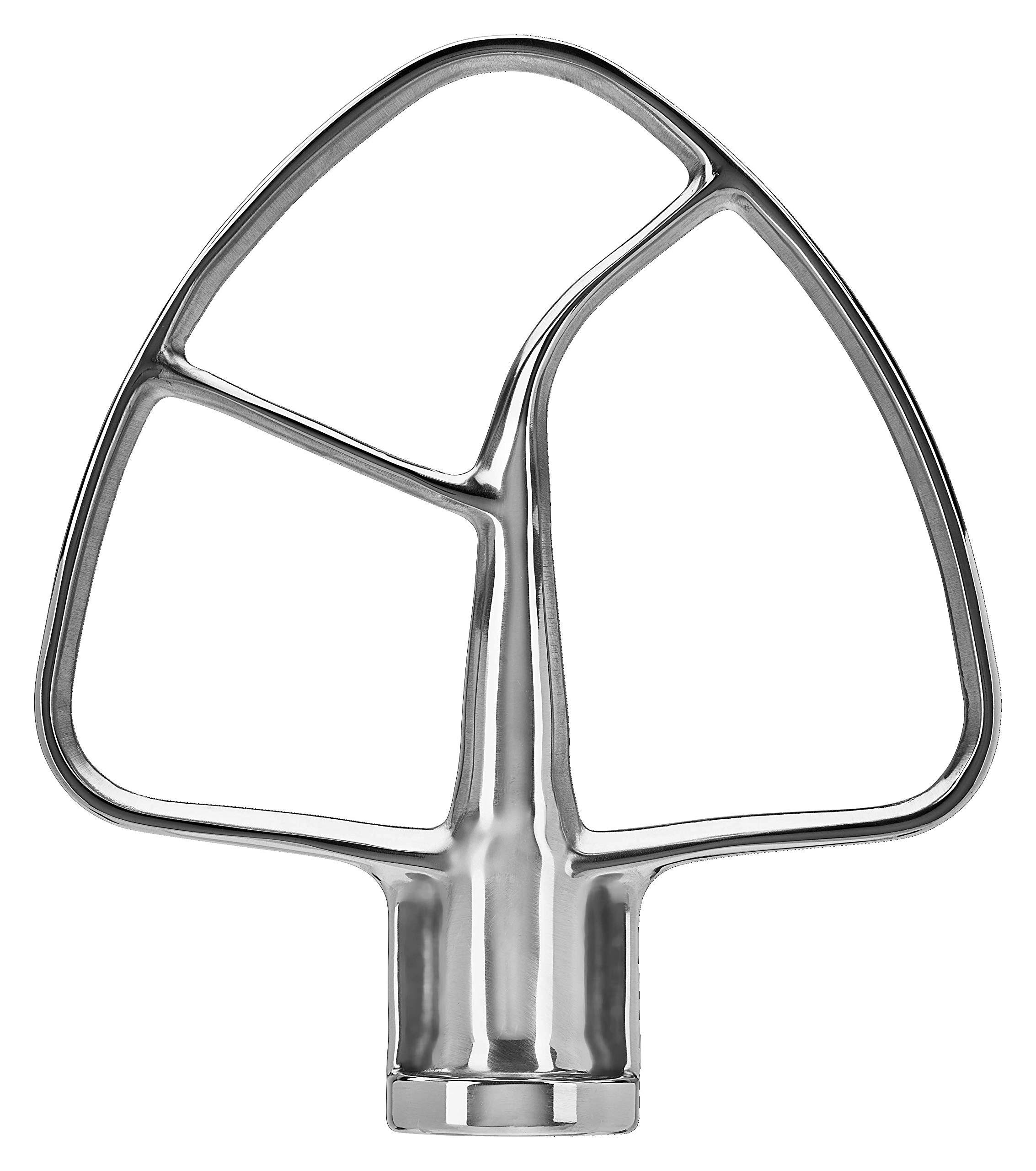 93bbd6459d0f80351a7609196cd22b251a2cd4d283d4cacb83fb192141415d05.jpg KitchenAid Stainless Steel Flat Beater - Image 1