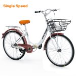 26 Inch Women Bike. Classic Bicycle Retro Bicycle. Cruiser Bike. White