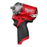 Milwaukee Tool 2554-20 Impact Wrench, Cordless, Compact, 12VDC