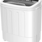 VIVOHOME Portable Twin Tub Mini Laundry Washer and Spin Dryer Combo Washing Machine with Drain Hose 13.5lbs