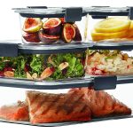 Rubbermaid Brilliance 10-Piece Food Storage Container Set, Clear