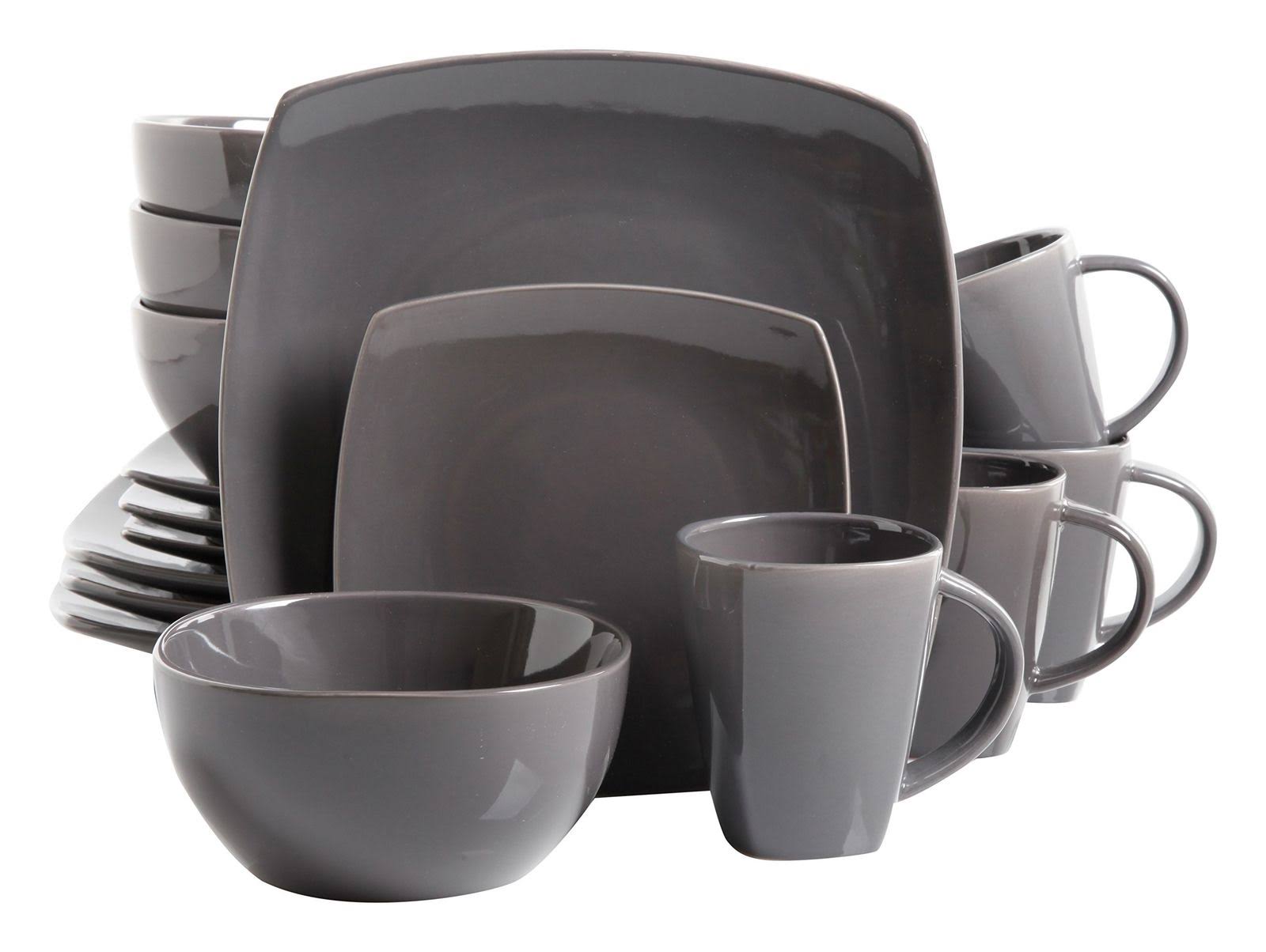 94328d93fcde5eb9d155b84cfae91cf53a4d857ea4eabac7ecba0dd05316cdda.jpg Gibson Soho Lounge Square 16-Piece Dinnerware Set - Gray - Image 1