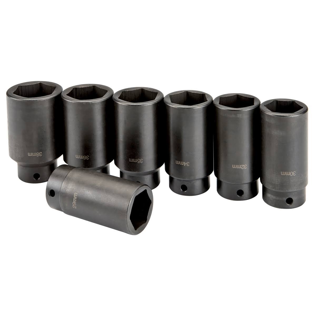 1/2 in. Drive Front Wheel Drive Axle Lock-Nut Socket Set 7 PC 62842