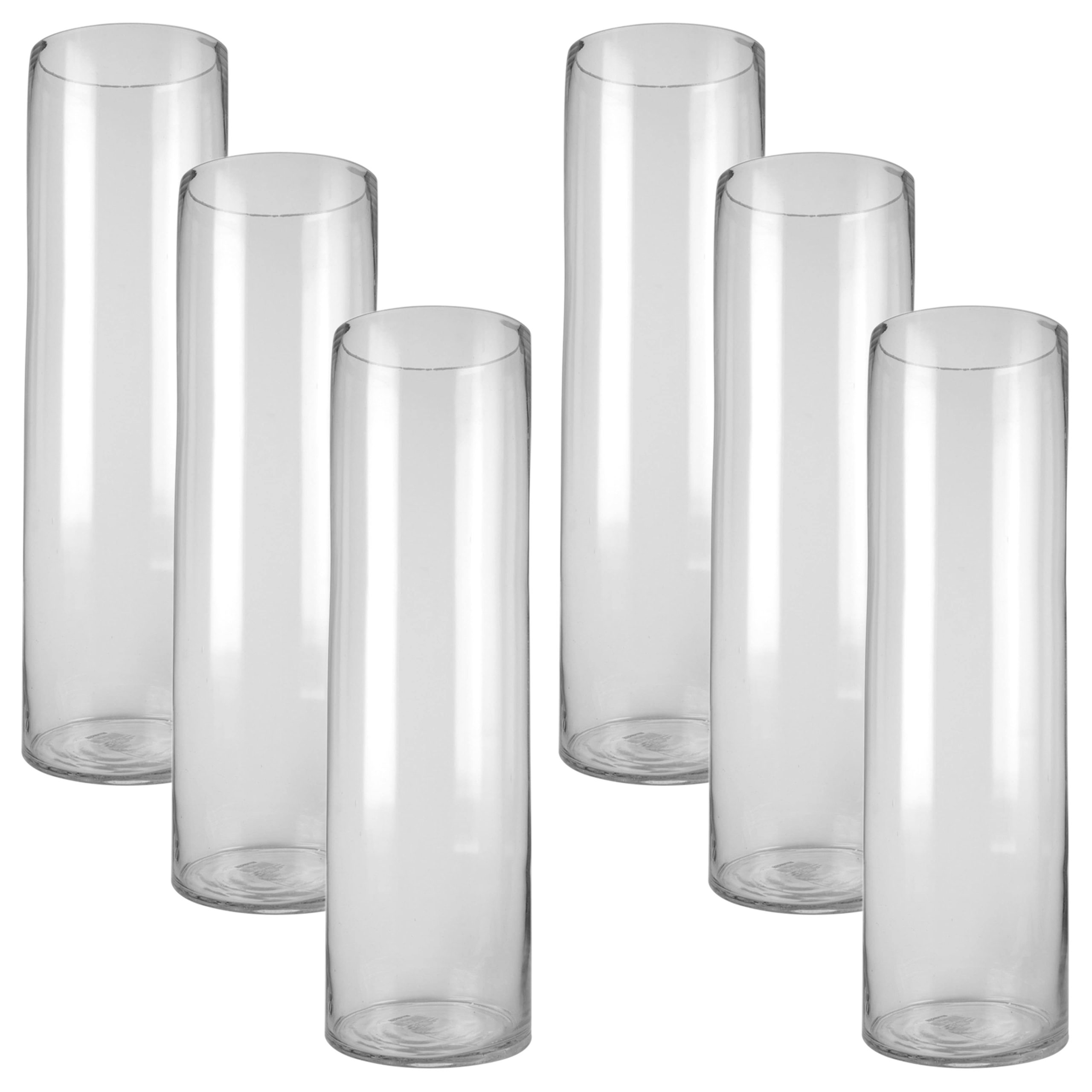 948004eeb80e24466d8b84a6762b43341b2bb52b53111b7e2f621ca77e030cb7.jpg 6 Pack: 24" Glass Vase by Ashland | Michaels - Image 1