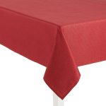Food Network Easy-Care Woven Tablecloth, Med Red, 60x120