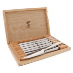 Zwilling J.A. Henckels 8-Piece Stainless Steel Knife Set with Presentation Case