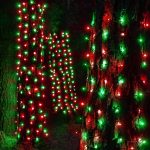 StretchNet Pro 20" x 45" Tree Wrap Lights, 5mm LED, 50 Red, Green Ligh