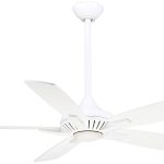 Minka Aire F1000-WH Dyno 5-Blade 52�� LED Ceiling Fan - White