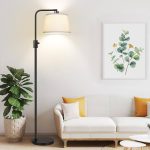 Nintiue Upgraded Dimmable Floor Lamp, 1000 Lumens LED Edison Bulb Included, Arc Floor Lamps for Living Room Modern Standing Lamp with Li