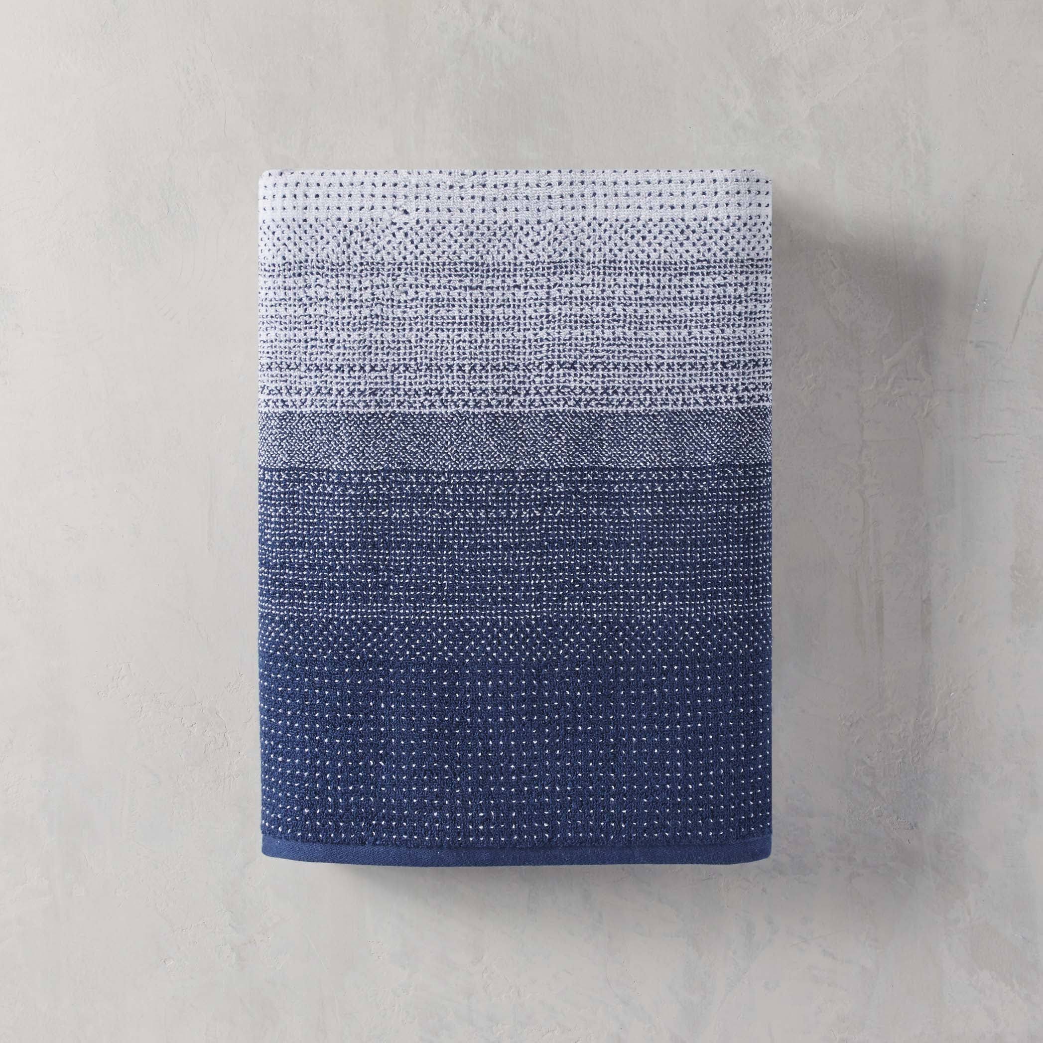 958ce292577229120f2404d8ec0ba5a75dbfe62eb758fe27806195130ff94ad8.jpg Better Homes & Gardens Signature Soft Heathered Bath Sheet, Blue - Image 1
