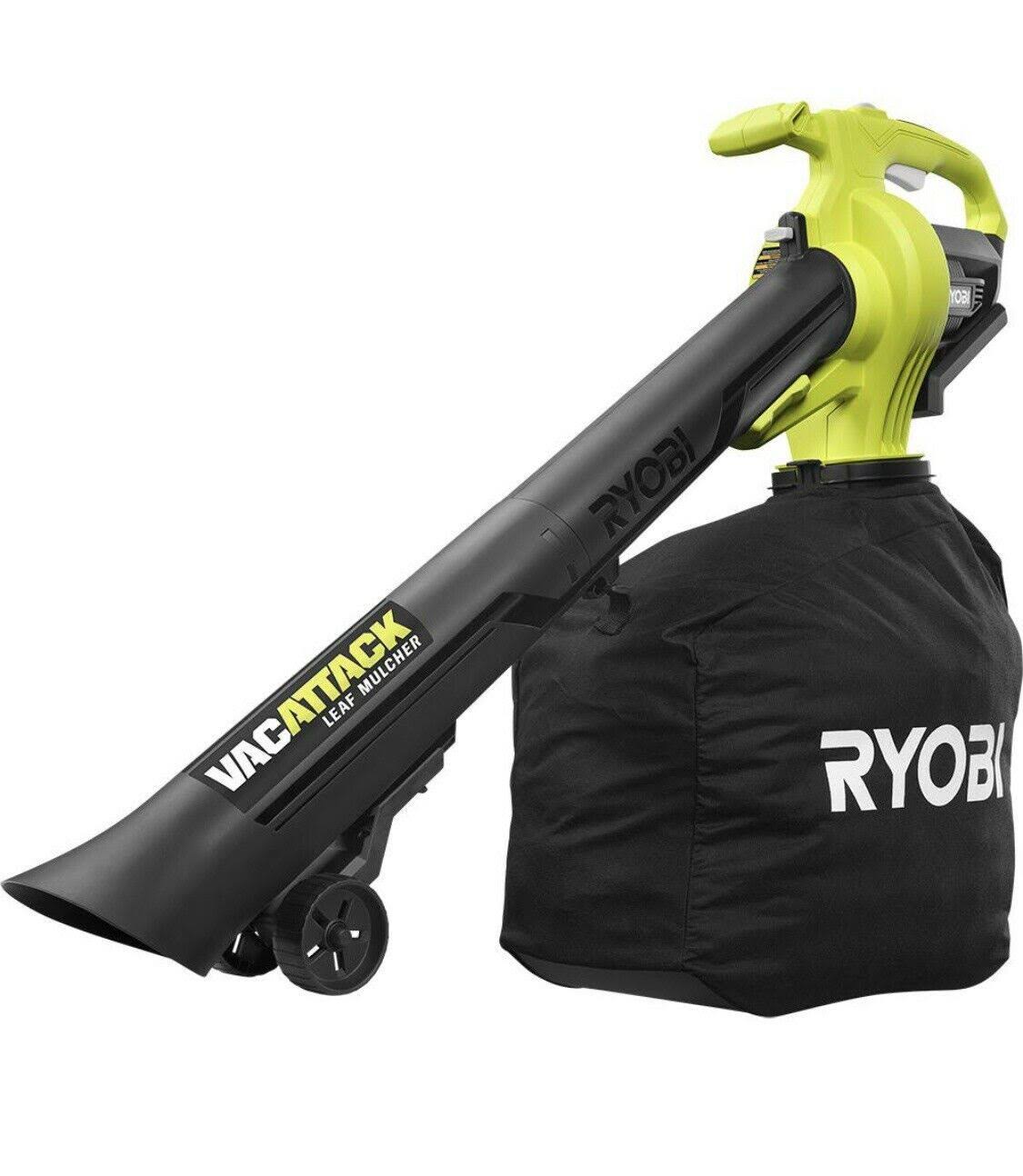95975d5f8c54c3eae0a030b3de6451830135db2b075365715440637a524a79fd.jpg Ryobi 40-Volt Lithium-Ion Cordless Battery Leaf Vacuum/Mulcher (Tool Only) - Image 1