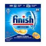 Finish All in 1 Automatic Dishwasher Detergent, Orange, Gelpacs - 84 count