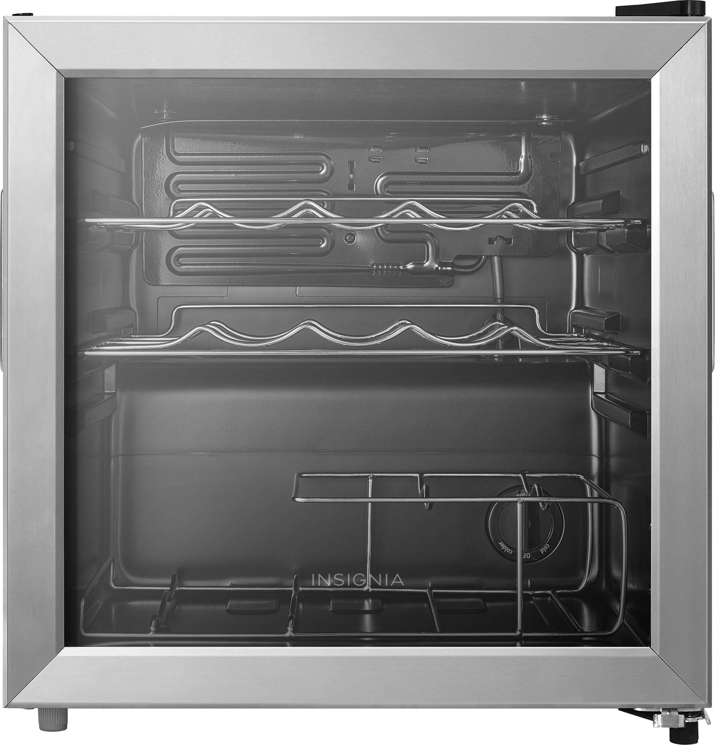 95c0addccc3effabd0909fc14df0bd3fb5c660aefd592611df5354eb64222393.jpg Insignia Ns-wc14ss3 14-Bottle Wine Cooler - Stainless Steel - Image 1