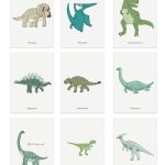 The Lazy Panda Card Company Set of 9 A4 Dinosaur Posters - Great Little Set for Dinosaur Enthusiasts