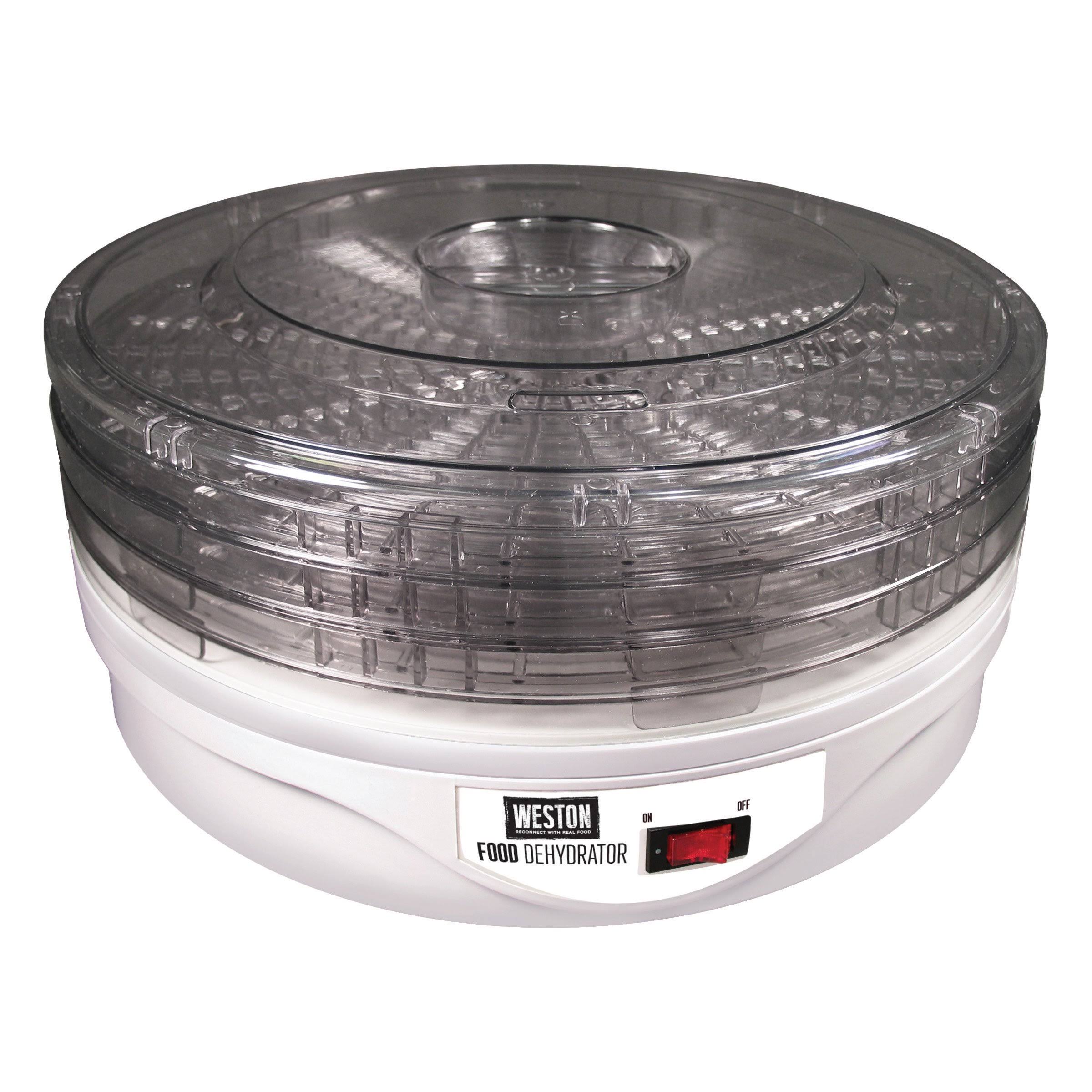 95c70e3d30bfe9e84def41a92949705e4184cef04b86d7c61cd6c3b3c1430f0a.jpg Weston 75-0601-W Dehydrator, Gray - Image 1