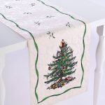 Spode Christmas Tree Table Runner, 108"