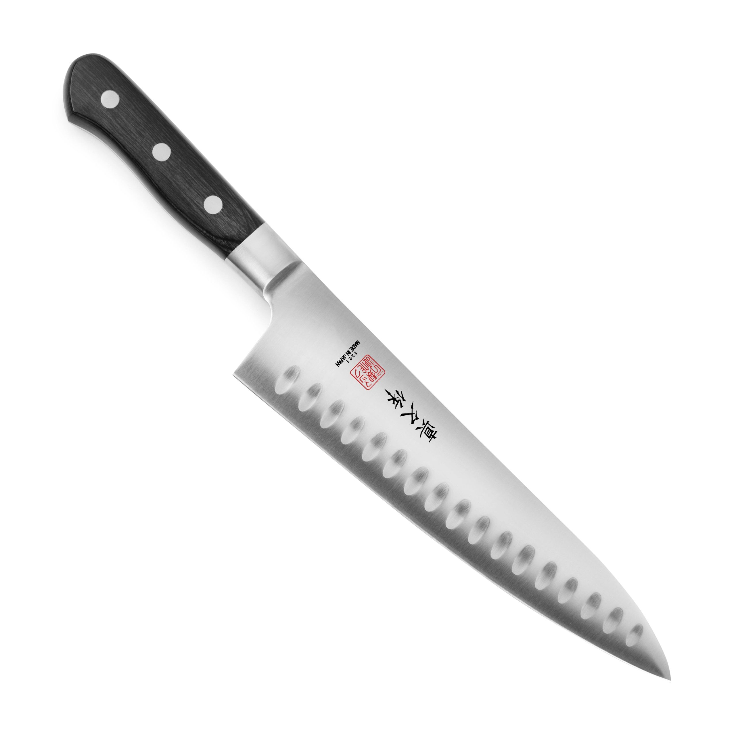 962e1dbfe7d33ad44673f20331d2c8f864d5d6a2a4e56653ce008676172cf7f5.jpg Mac Knife Professional Hollow Edge Chef&s Knife, 8-Inch - Image 1