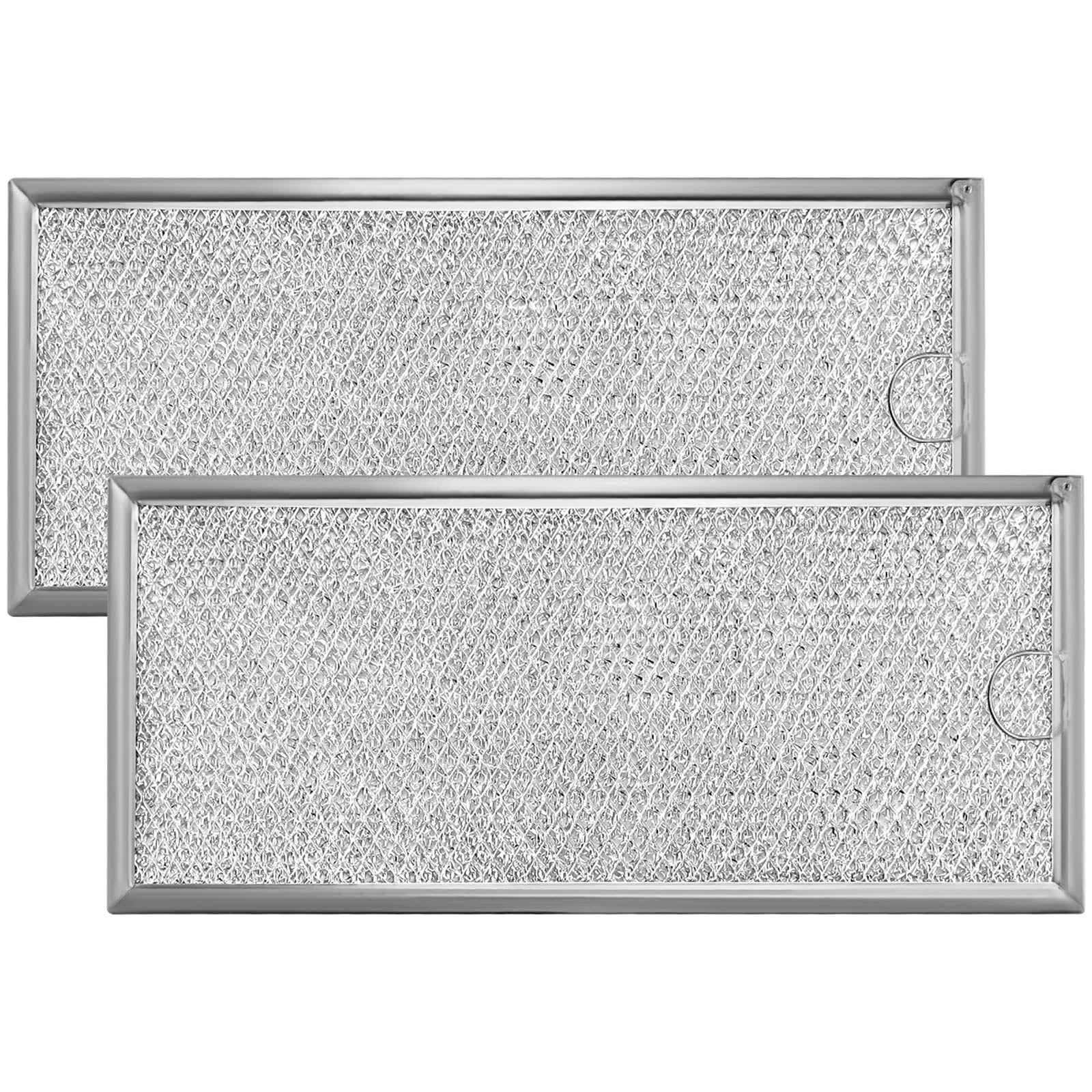 964a3f5784e9922721835436ed96622345fb47852fbff3c3381419a21584195b.jpg AMI Parts 2 Pack Microwave Grease Filter Compatible with Whirlpool and GE Microwaves - WB06X10596 Microwave Oven Grease Filter Approx 13" x 6" - Image 1