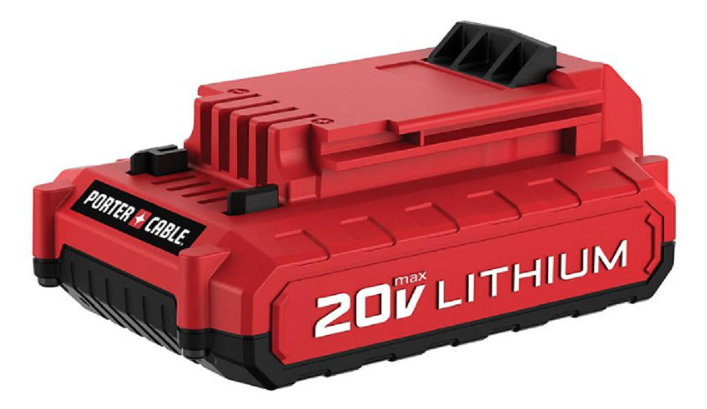 964bd69a4ac216bf0e1c56350e76d99966ac87a629051958dd9244d3ce363c00.jpg Porter-Cable PCC680L 20V Max Lithium-Ion Battery, Black - Image 1