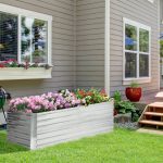 Outsunny Raised Garden Bed, 71" x 36" x 23" Galvanized Steel Planters for Outdoor Plants with Reinforced Rods - Silver