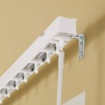 White Vertical Blinds Head Rail for Sliding Doors or Windows - 100 in. W