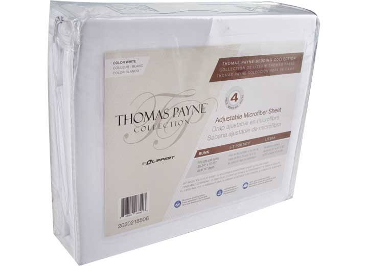 9667e3487890c36b0bf3afb1baf99b4555d8b69d0dd230765d468bf52e2ea5b5.jpg Thomas Payne RV Mattress Adjustable Microfiber Sheet Set - Bunk - Image 1