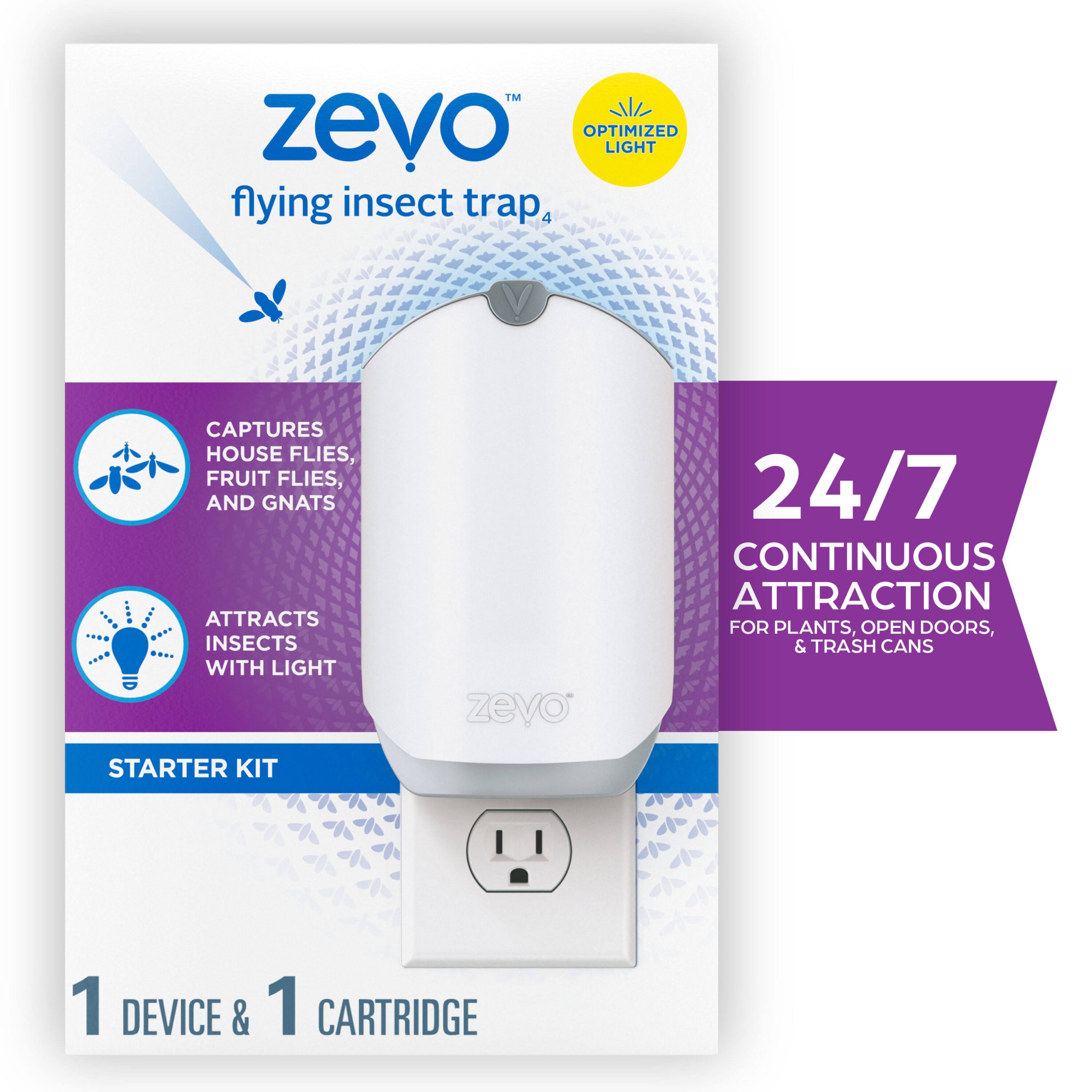 9669f09877e3f7530b8094601c981cc2810760cd28ffce356f04ad9bea0c8455.jpg ZEVO Flying Insect Trap3 Starter Kit - 1 Each - Image 1