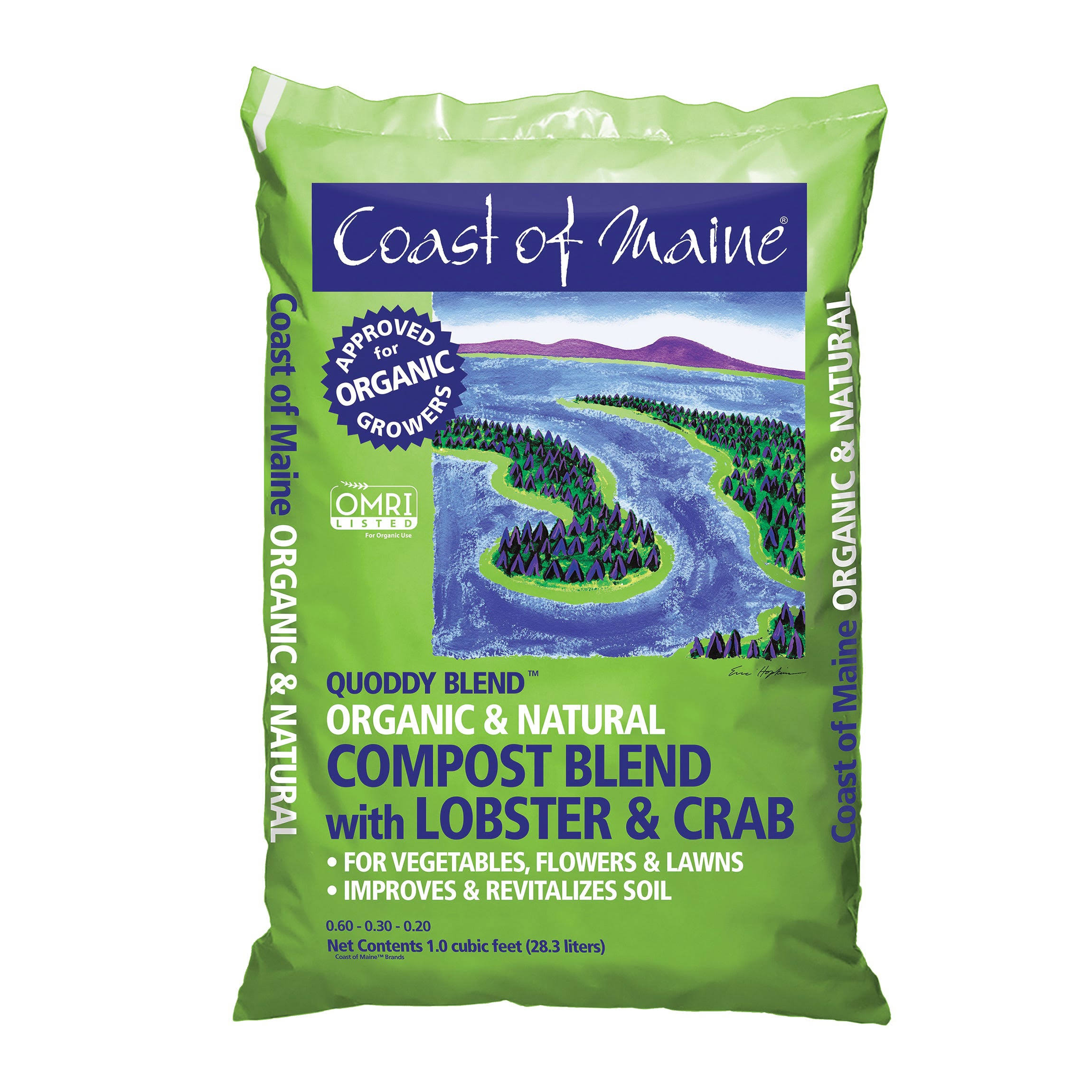 Coast Of Maine Q1 CUFT Lobster Compost - 1 cu ft
