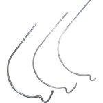 Monkey Hook Value & Variety Pack Galvanized Silver Monkey Picture Hanging Set 40 Pound 30