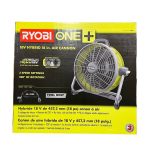 Ryobi 18-Volt One+ Hybrid 18 in. Air Cannon Drum Fan