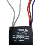 New Ceiling Fan Capacitor CBB61 4.5uF + 6uf + 5uf 5 Wire 250V