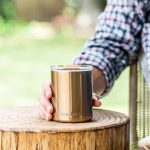 Vinglac�� Glass Lined Whiskey Glass Copper