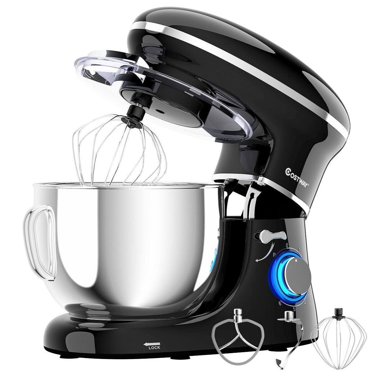 9794cf623e094f7d0500407e0e301bee20b074ed2bb85c352cbd86d8859d9ecc.jpg 6.3 Quart Tilt-Head Food Stand Mixer 6 Speed 660W, Black - Image 1