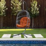 Humble + Haute Sunbrella Egg Chair Cushion (Cushion Only) - 27 x 44 x 4 Inches - Canvas Rust