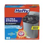 Hefty Ultra Strong Tall Kitchen Drawstring Trash Bags - 80 count
