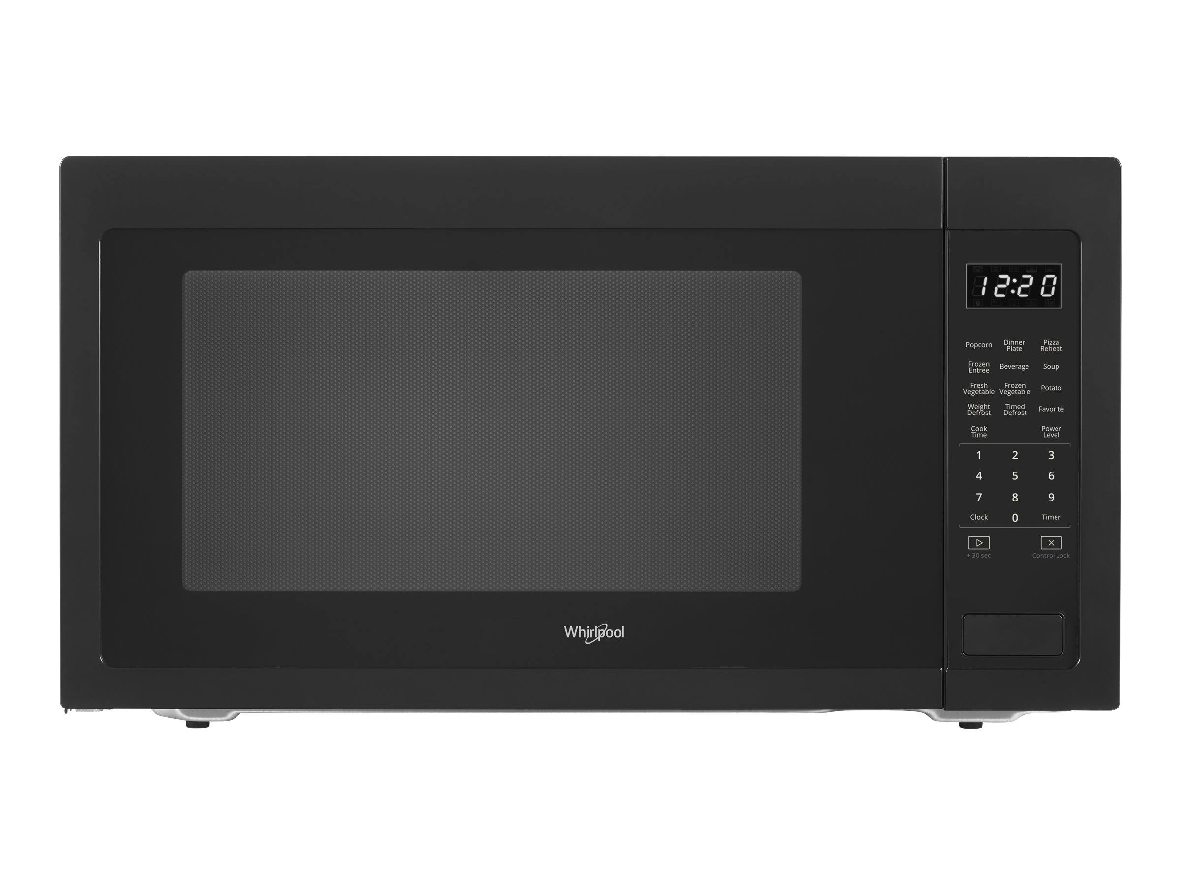 982dee4e2f77b319efbf8b471d655d95005792d43b387c506e5070155699a83b.jpg Whirlpool WMC50522HB 2.2 Cu. ft. Black Countertop Microwave - Image 1