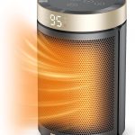 Dreo Space Heater, Portable Electric Heaters for Indoor Use with Thermostat, Digital Display