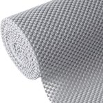 Shelf Cabinet Liner, Drawer Liners Non-Adhesive 12 in x 20 ft, Strong Grip Non Slip Shelving Liner for Kitchen Cabinets, Easy Install Storage, Drawers