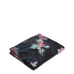 Vera Bradley Women's Fleece Packable Fleece Blanket Rose Foliage