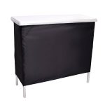 GoPong Portable High Top Party Bar Includes 3 Front Skirts and Carrying Case