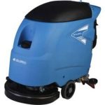 Global Industries 641250 Electric Auto Floor Scrubber 18 in. Cleaning Path - Corded - Blue