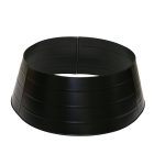 27 inch Black Iron Christmas Tree Collar by Ashland-Christmas Decorations, Size: 27" x 22" x 10"