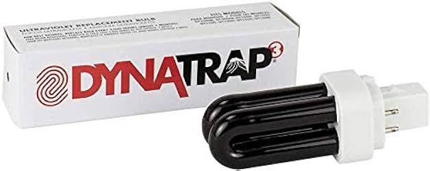 9979ca585b207c559ffb5df019f8650bdd732fe3782637d85f5d8f9acc446d3a.jpg Dynatrap 41050 Replacement Bulb for 1/2 Acre Traps (Pack of 3) - Image 1