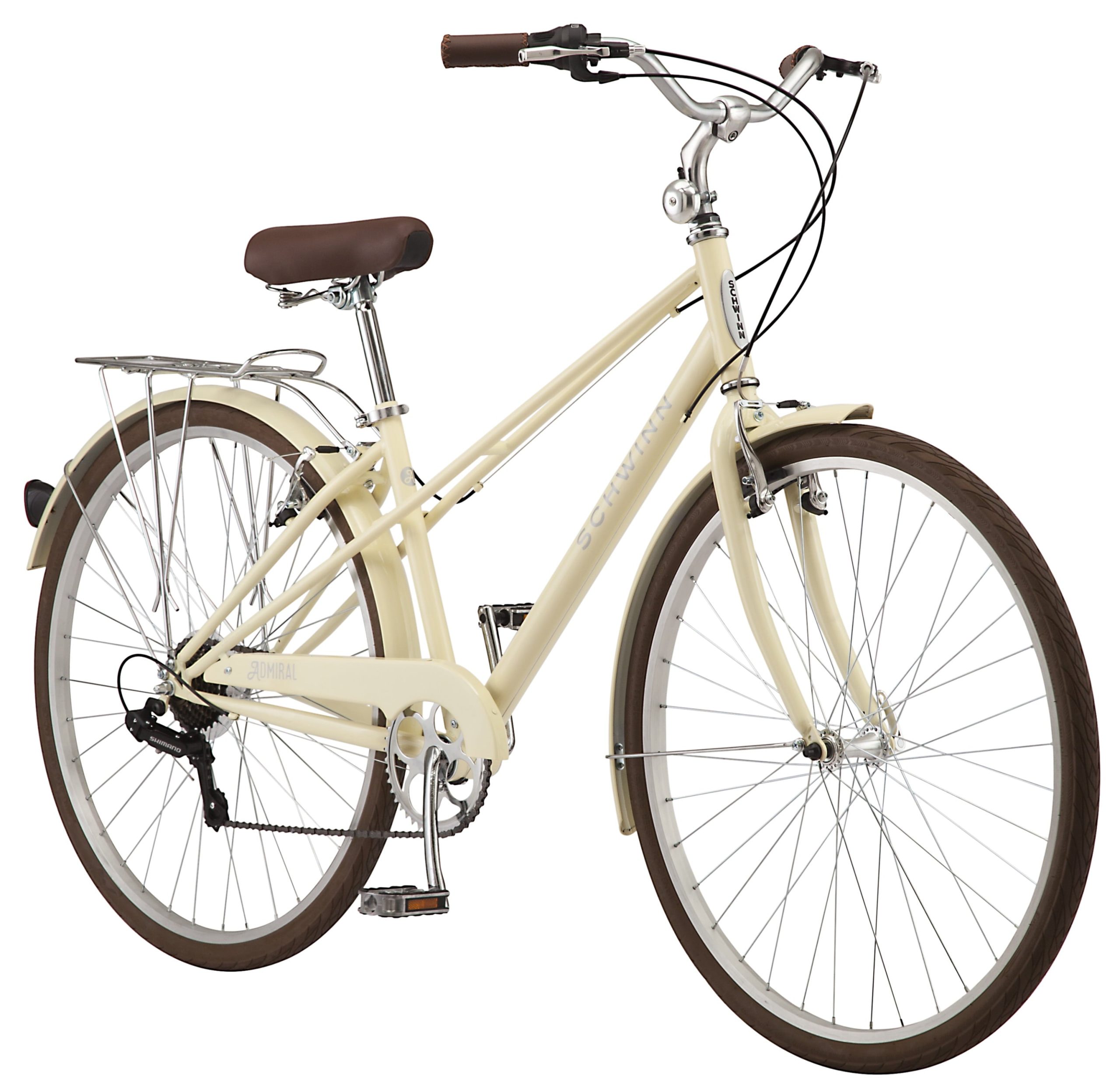 998e67290c8f8959a6f617927d65414513da676984b90a2446906d3d24b1a655.jpg 700c Admiral Hybrid Bike. 7 Speeds. Cream - Image 1