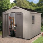 Keter 213563 Factor 8x8 Large Outdoor Storage Shed