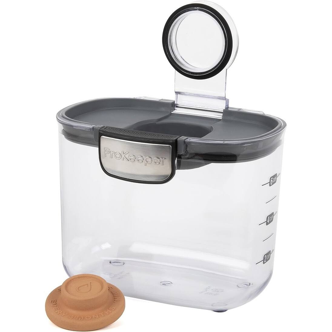 99b0fb2181f241388654bbac9d6093ecd9e267265e710418d18adb50be5e2b8c.jpg Progressive International Prepworks ProKeeper + Brown Sugar Food Storage, 1 Piece - Image 1