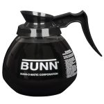 Bunn 12 Cup Commercial Glass Decanter with Black Handle (3 Pack)