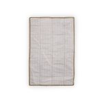 Little Unicorn Outdoor Blanket - Beige Buffalo Check 5x7